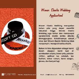 Aplikasi woven elastic webbing - PT. Kompindo Fontana Raya