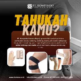 Spesialisasi material khusus yang biasa digunakan untuk mendukung olahraga dan medis - PT. Kompindo Fontana Raya