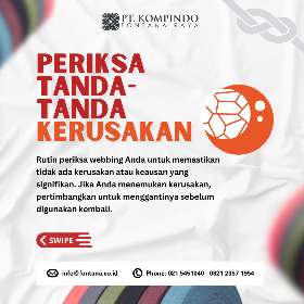 Tips Merawat Webbing - PT Kompindo Fontana Raya