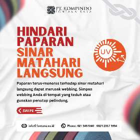 Tips Merawat Webbing - PT Kompindo Fontana Raya