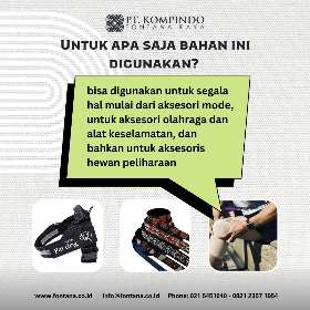 Pengertian Woven webbing dan untuk apa saja bahan ini dugunakan - PT Kompindo Fontana Raya