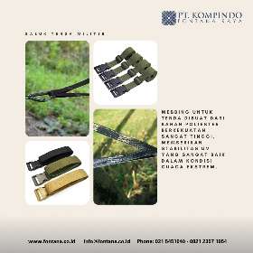 Webbing untuk militer sengaja dirancang dengan mempertimbangkan kebutuhan prajurit - PT Kompindo Fontana Raya