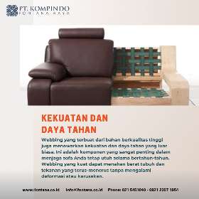Penggunaan Webbing untuk sofa - PT Kompindo Fontana Raya