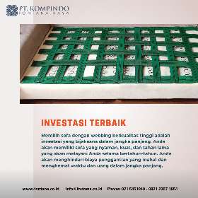 Penggunaan Webbing untuk sofa - PT Kompindo Fontana Raya