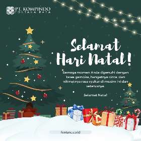 Selamat Hari Natal | PT Kompindo Fontana Raya