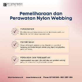Hal-hal yang harus kamu ketahui tentang nylon webbing | PT Kompindo Fontana Raya