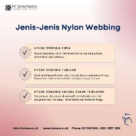 Hal-hal yang harus kamu ketahui tentang nylon webbing | PT Kompindo Fontana Raya