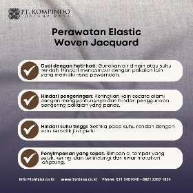 Aplikasi Woven Jacquard Elastic dalam Fashion Sport | PT Kompindo Fontana Raya