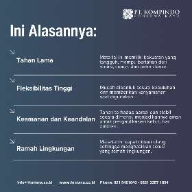 Mengapa Webbing Polyester unggul untuk kebutuhan outdoor | PT Kompindo Fontana Raya