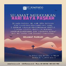 Selamat Merayakan Hari Raya Paskah! | PT Kompindo Fontana Raya
