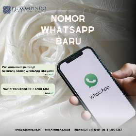 Update nomor WhatsApp baru | PT Kompindo Fontana Raya