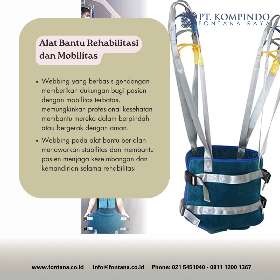 Webbing, yang dikenal karena sifat serbagunanya, sangat penting dalam berbagai aplikasi medis, memberikan dukungan, stabilitas, dan kenyamanan