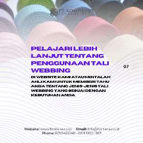 Tali webbing/webbing strap untuk penggunaan di luar ruangan/outdoor