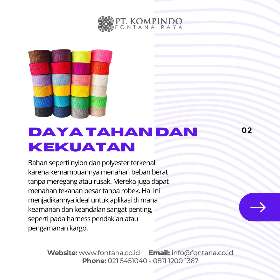 Tali webbing/webbing strap untuk penggunaan di luar ruangan/outdoor