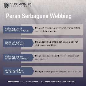 Peran serbaguna webbing dalam dunia medis
