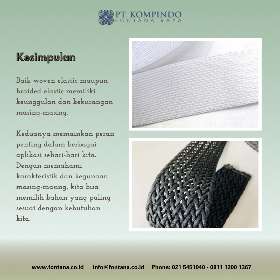 Pernah bertanya-tanya tentang perbedaan antara woven elastic dan braided elastic?