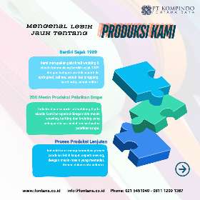 PT. Kompindo Fontana Raya adalah eksportir tali webbing & pita elastis terkemuka di Indonesia. 