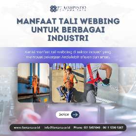 Manfaat Tali Webbing untuk berbagai industri