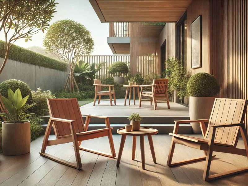 Meningkatkan Estetika Teras Rumah dengan Kursi Teras Kayu