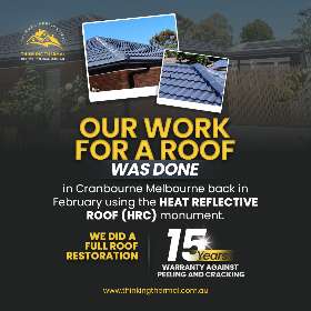 Heat Reflective Roof Work - Thinking Thermal