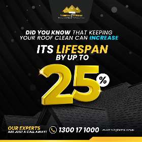 Did you know that keeping your roof clean can increase its lifespan by up to 25%? *highlight the 25%  - Thinking Thermal