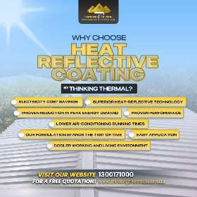 Heat Reflective Coating demonstrates exceptional resilience in adverse weather conditions, particularly the extreme climatic challenges experienced in Australia by Thinking Thermal