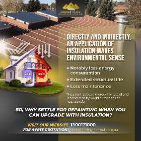 Why repaint when you can insulate? Upgrade your insulation game with Thinking Thermal today! by Thinking Thermal