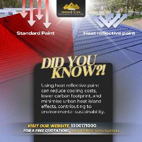 Discover the newest eco-friendly roofing solutions with Heat Reflective Paint by Thinking Thermal