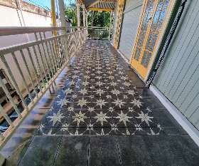 Floor tiling