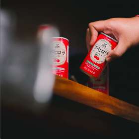 Serving authentic Japanese drink to accompany your meal.