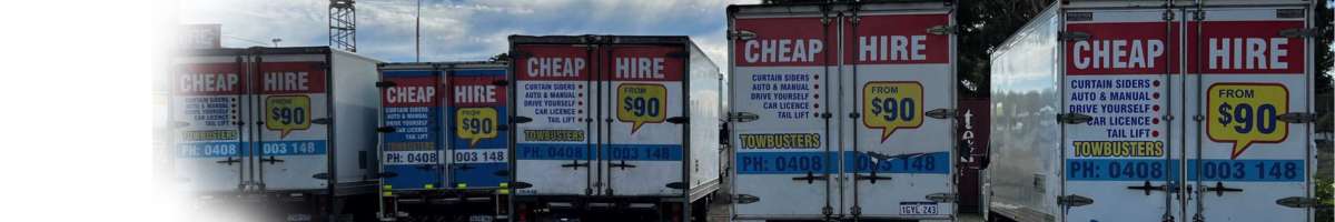 Towbusters Truck Rental Banner