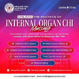 Internal organ chi massage seminar and workshop powered by Healing Tao Australia - Sarina Stone