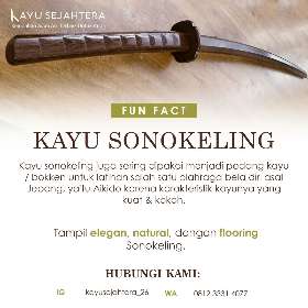 Fun fact tentang kayu sonokeling