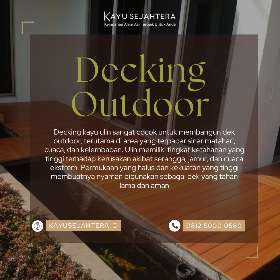 Penggunaan umum decking kayu ulin 2 - by Kayu Sejahtera