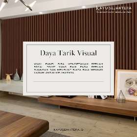 Keuntungan memasang wall panel 2 - by Kayu Sejahtera