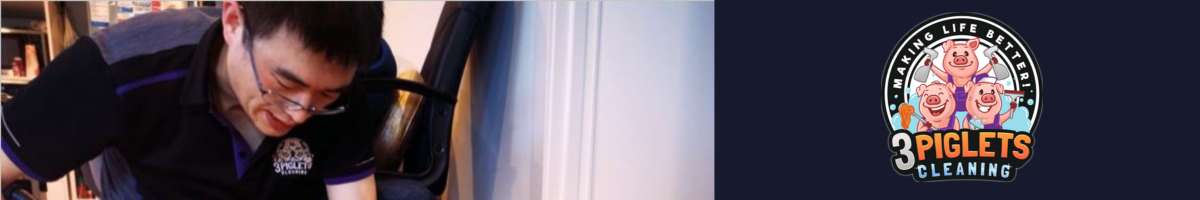 3 Piglets Cleaning Banner