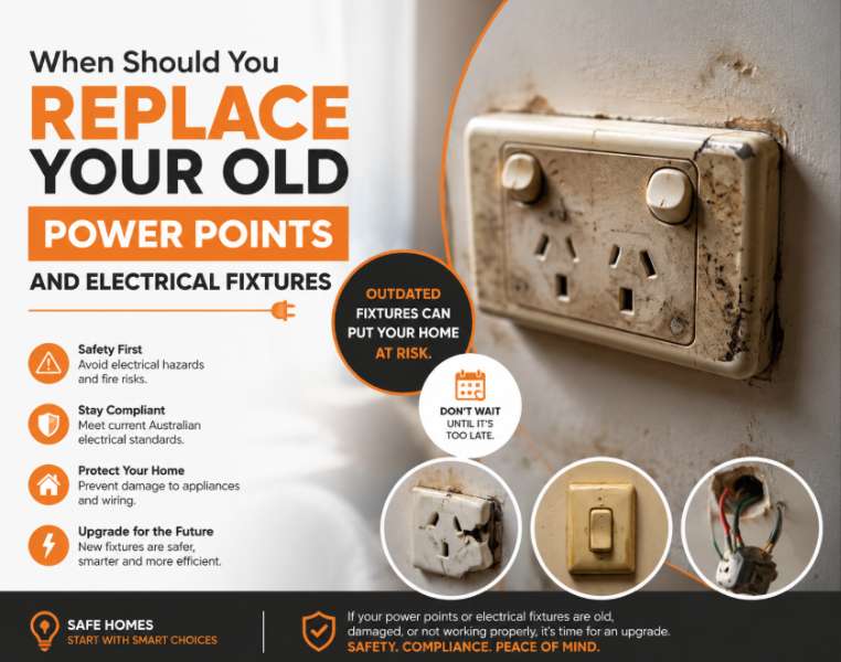 When Should You Replace Your Old Power Points and Electrical Fixtures?