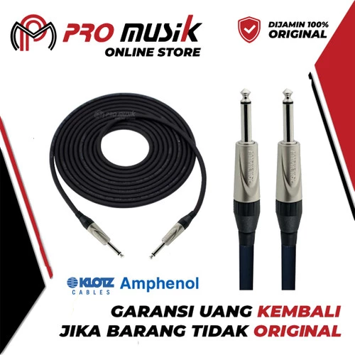 Kabel Mic Premium KLOTZ MC2000 (GERMANY) + Jack Amphenol (Australia)