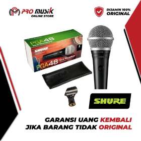 Mic Kabel Shure PGA 48-LC Cardioid Dynamic Vocal Microphone