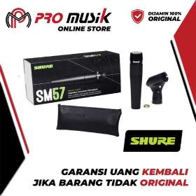 Mic Kabel Shure SM57 Dynamic Instrument - Original dan Garansi Resmi