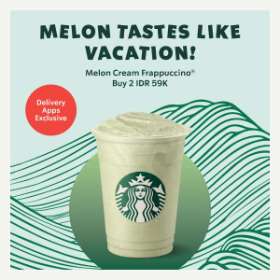 Starbucks Melon Taste Like Vacation Promo! - Starbucks Jemursari