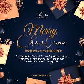 Merry Christmas from Shasha Outsourcing Sevice