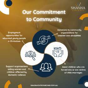 At Shasha Outsourcing, we believe in giving back to the communities where we operate