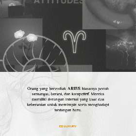 Aries Sesion |  ED Luxury 