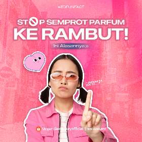 Stop semprot parfum ke rambut | ED Luxury Perfume