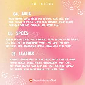 Apa yang buat parfum itu jadi lebih  wangi? | ED Luxury Perfume