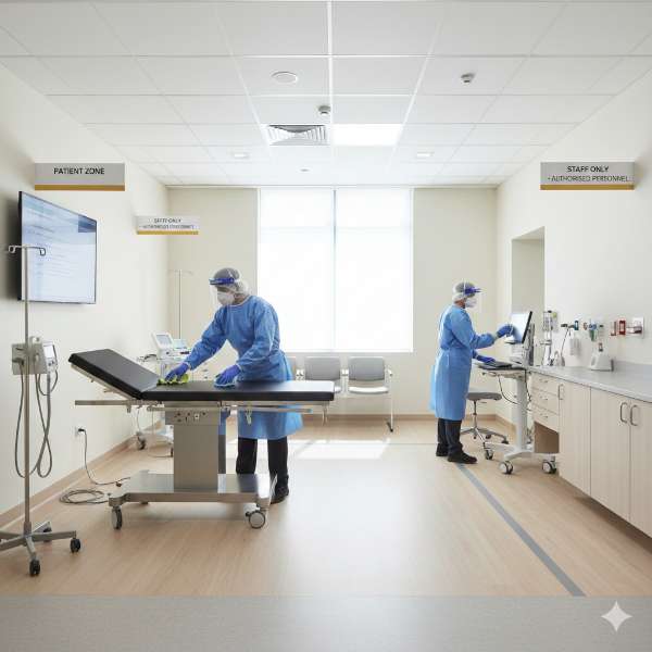 How Professional Cleaners Ensure Compliance in Medical Facilities