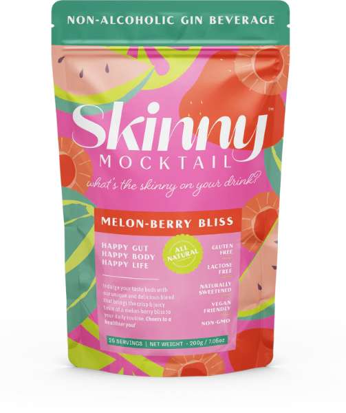 Healthy Mocktail Powder(Alco-Free) | Melon-Berry Bliss