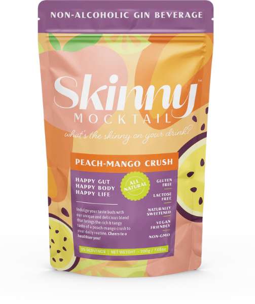 Healthy Mocktail Powder(Alco-Free) | Peach-Mango Crush