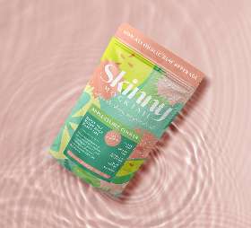 Fresh Apple-Lychee Cooler digestive support by Skinny Mocktail